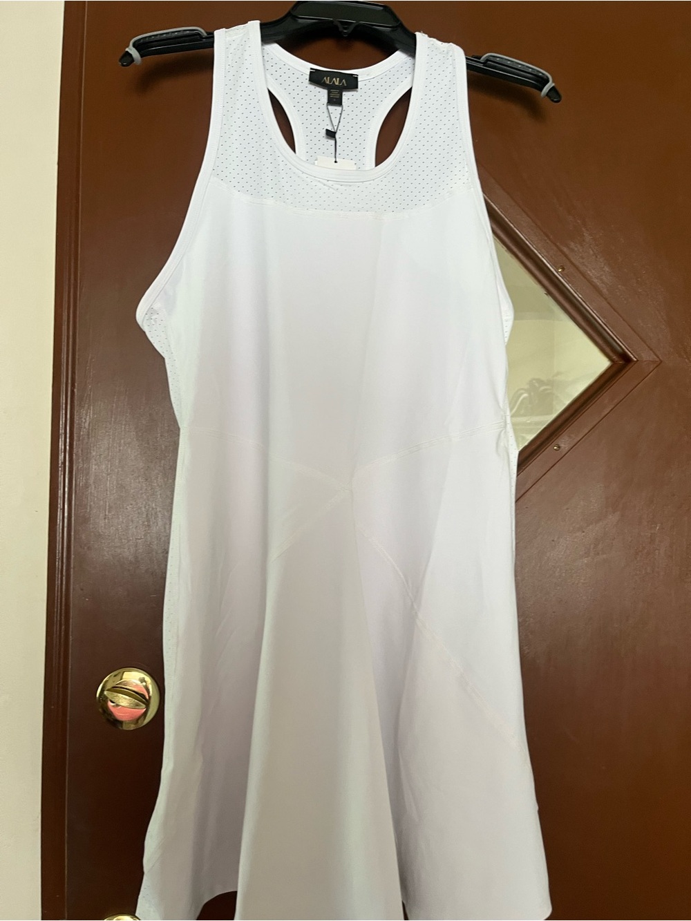 Alala White Tennis Dress Size Large NWT